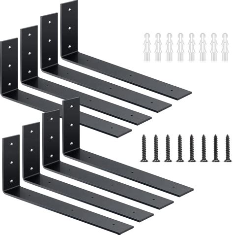 floatingcutertop metal bracket amazon|Blulu 8 Pieces Heavy Duty Shelf Support Brackets .